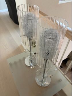 Two working table lamps