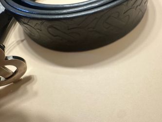 Men’s Black Burberry Belt