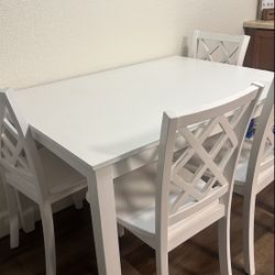 Dining Table With 4 Chairs
