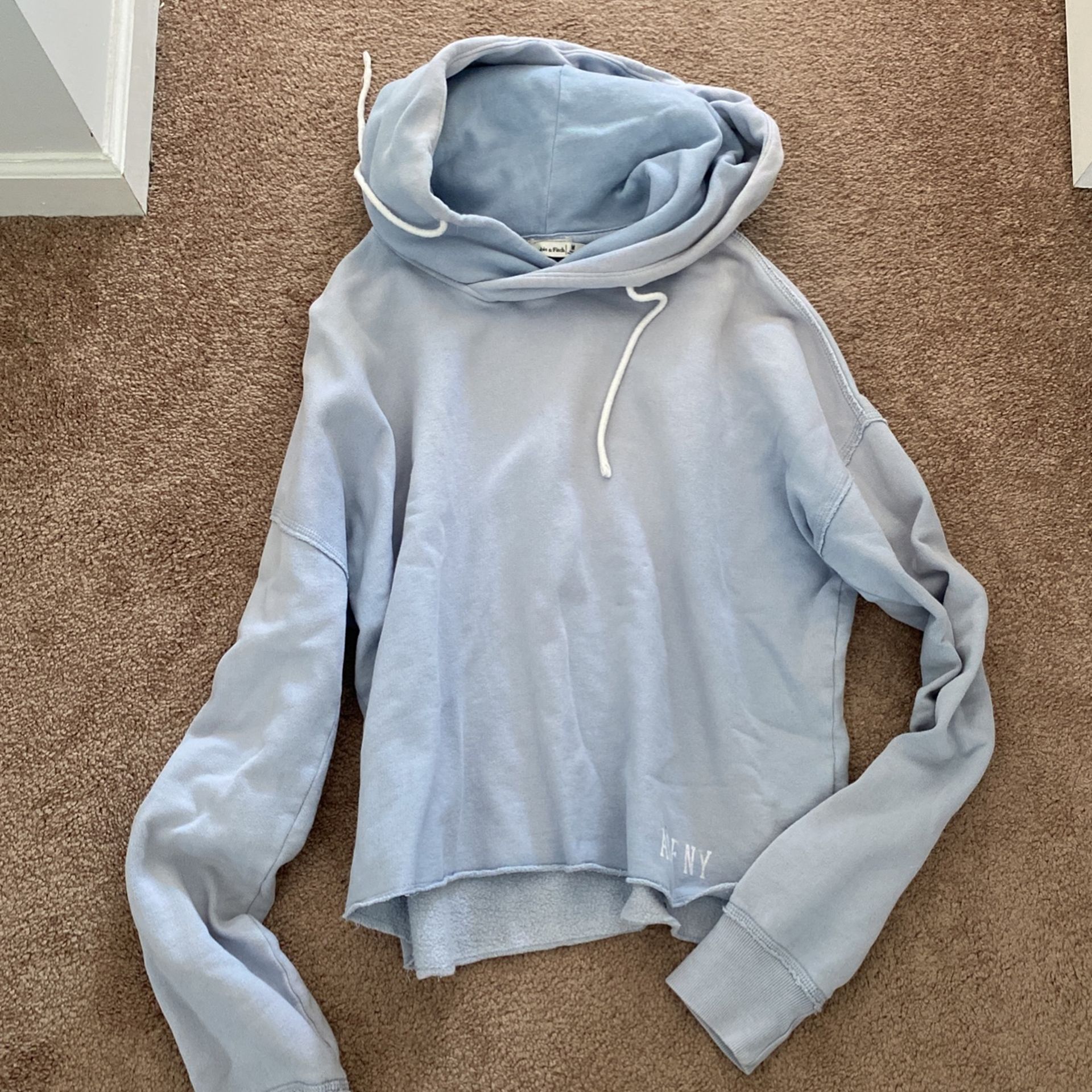 Baby blue hoodie