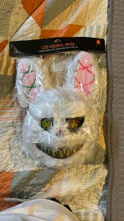LED Animal Bunny Halloween Mask