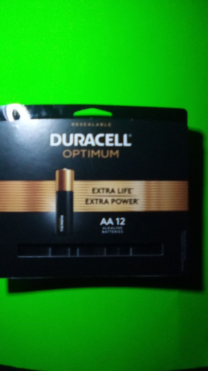 Duracell optimum AA 12