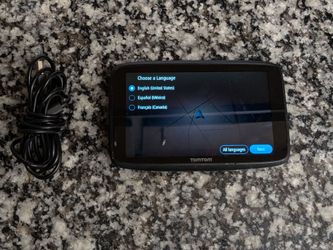 TomTom 4PN60 GPS Navigation System w/ USB Cable Tested Works No Mount
