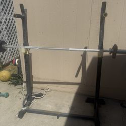 Squat Rack Bench Press Dip Bar 