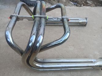 Set Of Chrome SBC Rod Or Jet Boat Hedders