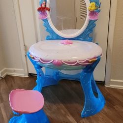 Little Mermaid Vanity