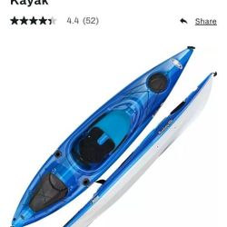 Pelican Mustang 120X EXO Kayak w/ Accessories