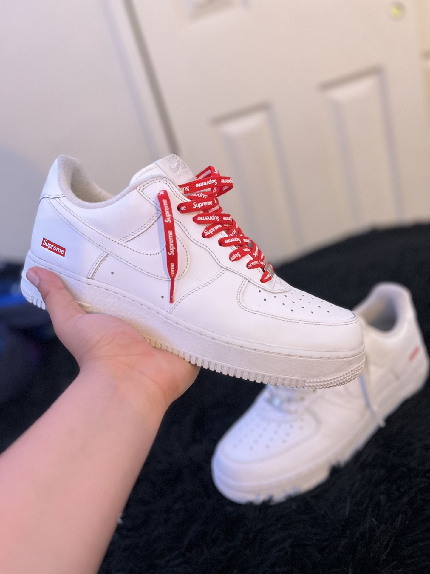 Nike Air Force 1 Low Supreme White Men's