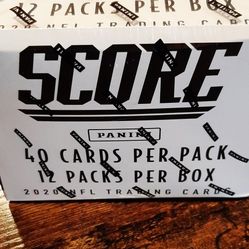 2020 Score Football Fat Pack Box