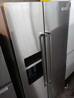 KitchenAid stainless steel side by side refrigerator - Free delivery