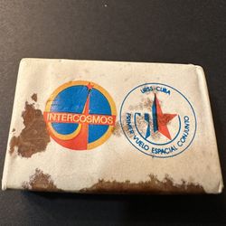 Vintage USSR–Cuba Intercosmos Space Program Matchbook (Sealed Unopened))