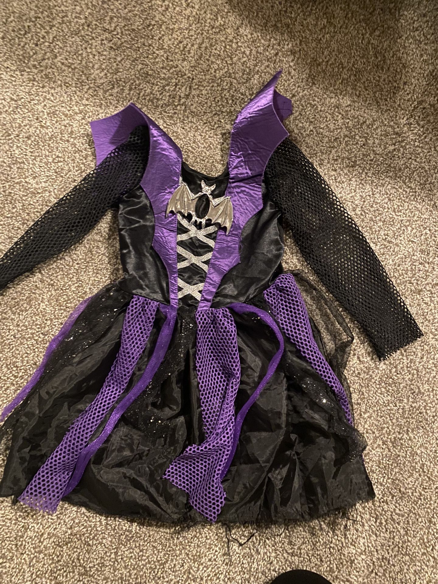 Halloween Costume - Purple and Black Bat Costume