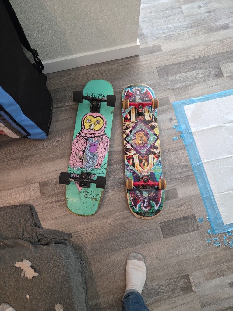 Longboard And Skateboard -$30