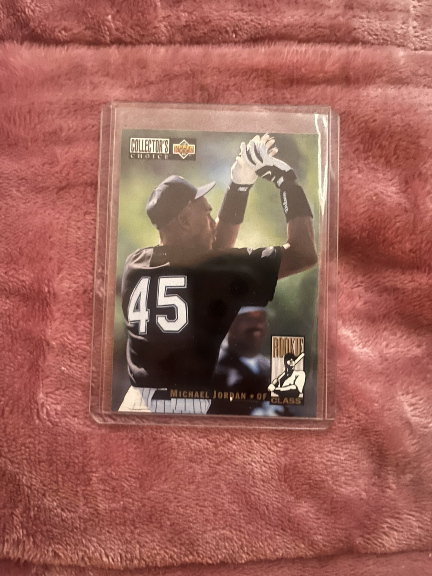 Michael Jordan White Sox Rookie Baseball Card Upper Deck