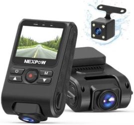 NEXPOW Dash Cam Front and Rear, 1080P Full HD Dash 