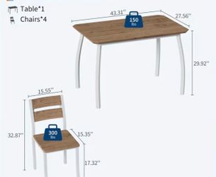 Comedor nuevo en su caja