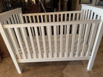 White Baby Crib