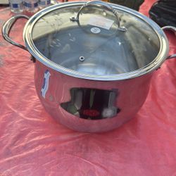 Olla De 15qt Tri Ply  Princess House Nuevo En Caja Precio180