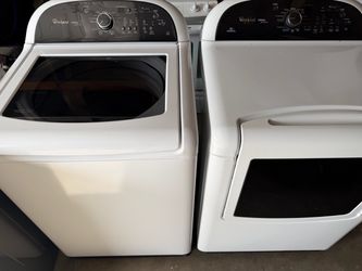 Whirlpool washer and electric dryer delivered