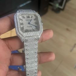 Moissanite Cartier watch