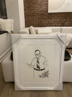 LIMITED EDITION (#6 of 15) “Thumbs Up Grandpa” Framed Large Print Art