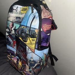 Comic Chaos Sprayground Bookbag 