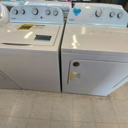 Whirpool Top Load Washer And Electric Dryer Set Used Good Condition With 90day's Warranty 