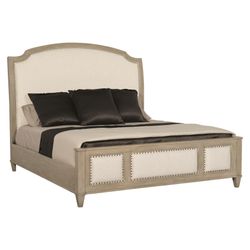Santa Barbara Vintage Nickel King Panel Bed