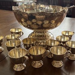 Vintage Punch Bowl set