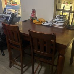 8 Chair Wooden Table With Extension