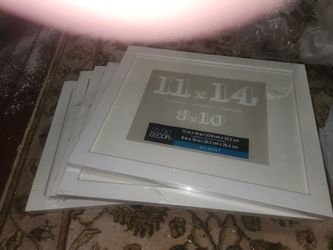 11 X 14 White Frames