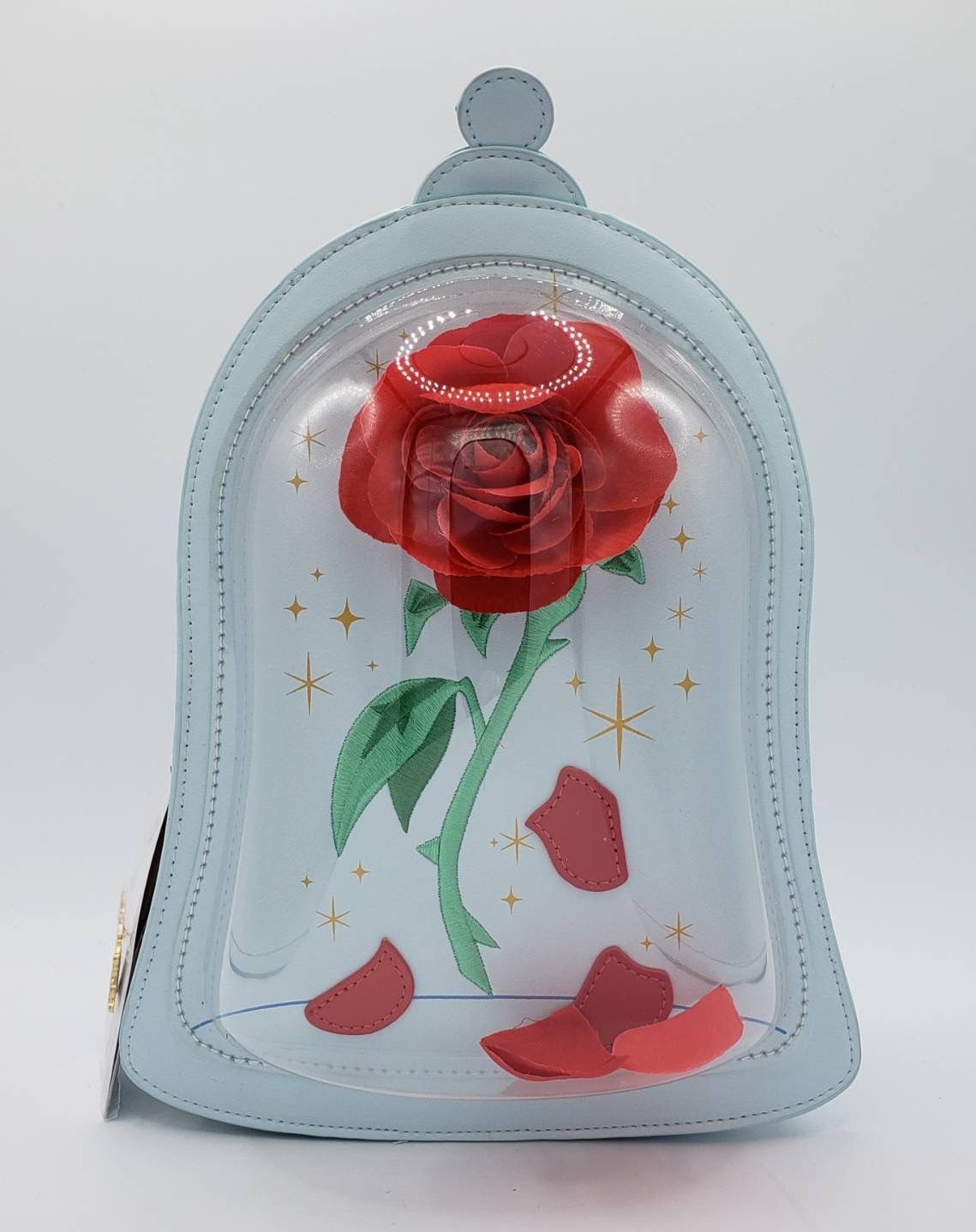 Loungefly Stitch Shoppe Beauty And The Beast Enchanted Rose Crossbody Bag