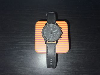 Black Fossil Watch