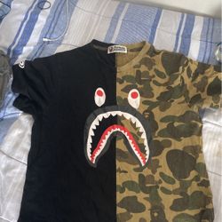 Split Bape Shirt Camo/black