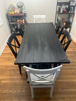 Table and 6 chairs