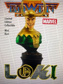 Bowen Designs Marvel Loki Mini Bust Limited Edition