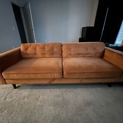 Orange couch