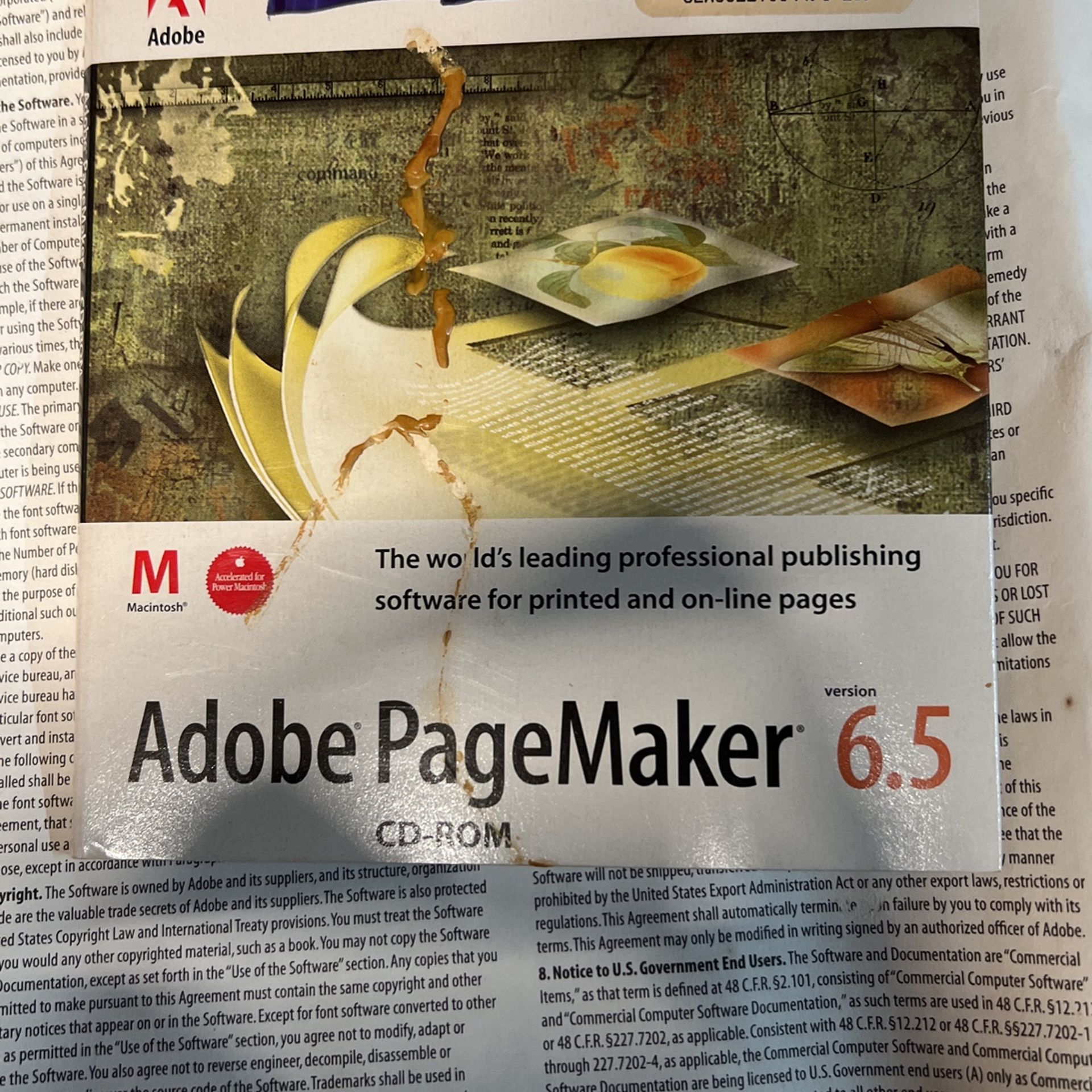 Adobe Pagemaker 6.5 Software