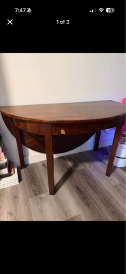 FOLDABLE DINING TABLE- REAL WOOD