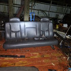 Rear Bench Seat , Leather, 03 silverado 1500