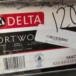 Delta Portwood Tub And Shower Faucet In Chrome (Valve Included)