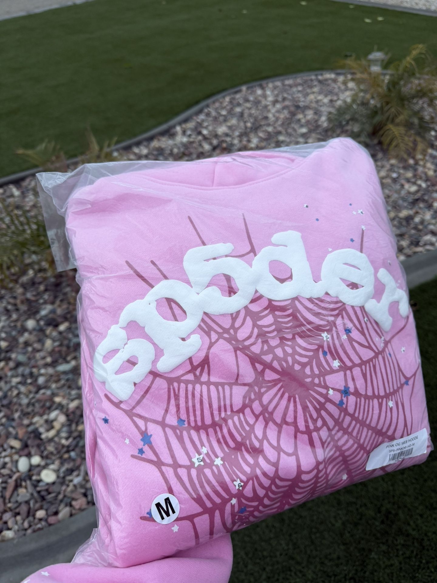 Light Pink Sp5der Hoodie