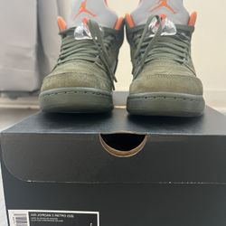 Air Jordan 5 Retro Olive Army/Orange