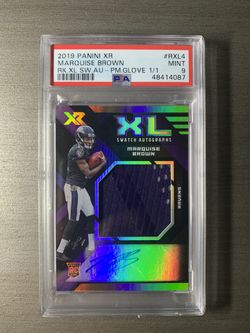 Marquise Brown Rookie Patch Auto Cardinals