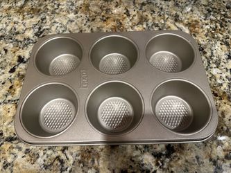 Glad Jumbo 6-Cup Nonstick Muffin Pan – Heavy Duty