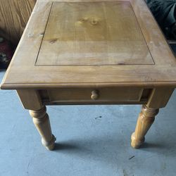 End table Solid Wood. 