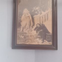 Vintage Print Queen Mary Of Scotland And David Rizzio