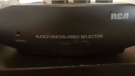 RCA audio/video/s-video selector