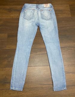 True Religion Women’s Light Wash Skinny Jeans Size 29