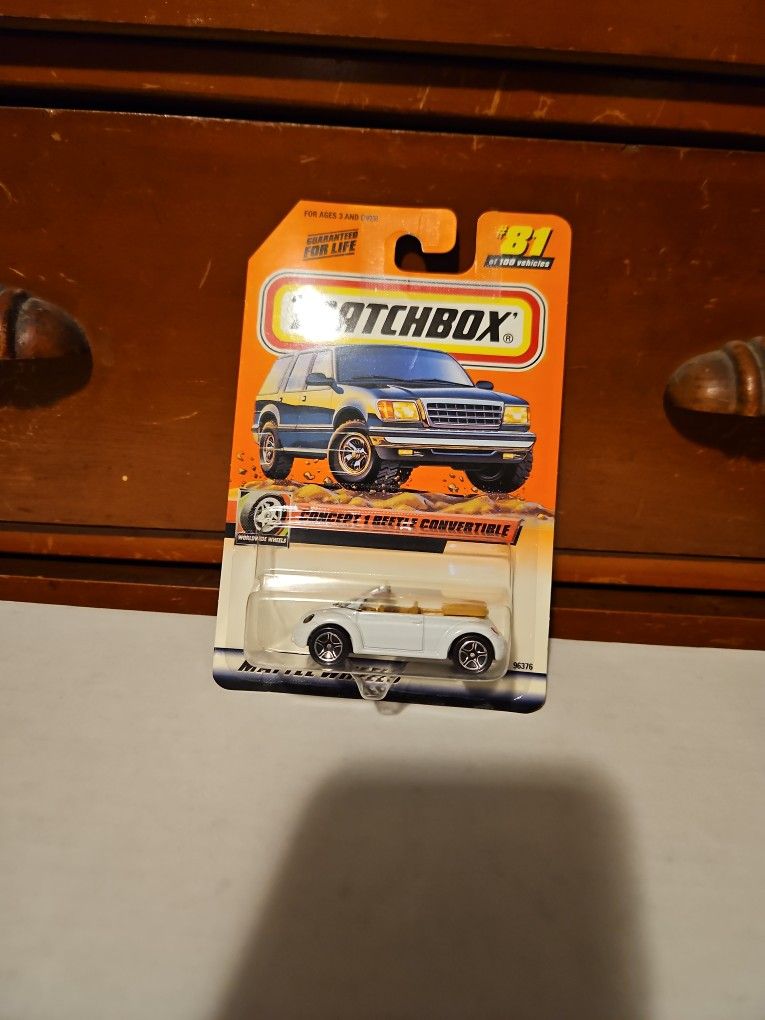 1999 Matchbox Concept 1 Beetle Convertible